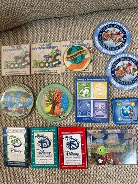 Disney Conservation & Earth Day Buttons